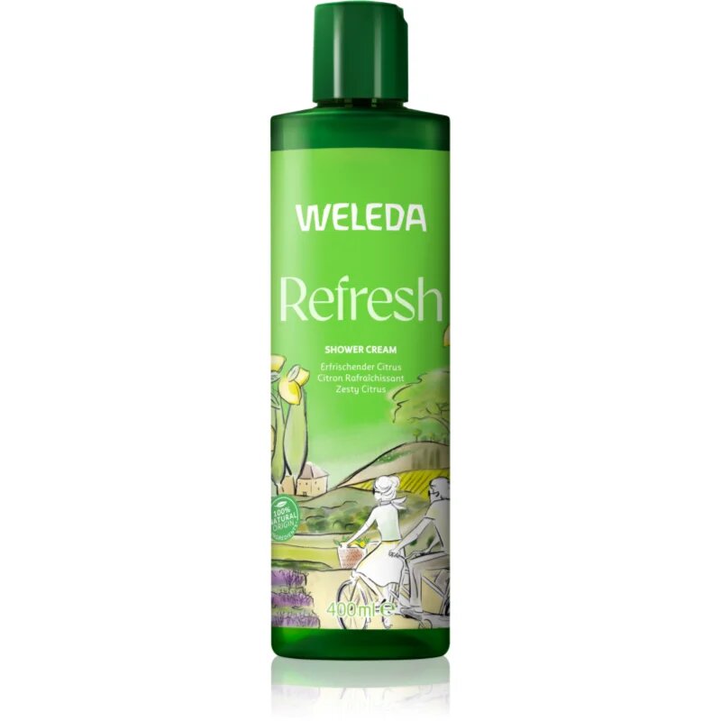 Weleda Refresh krema za prhanje z osvežujočim učinkom Citrus 400 ml