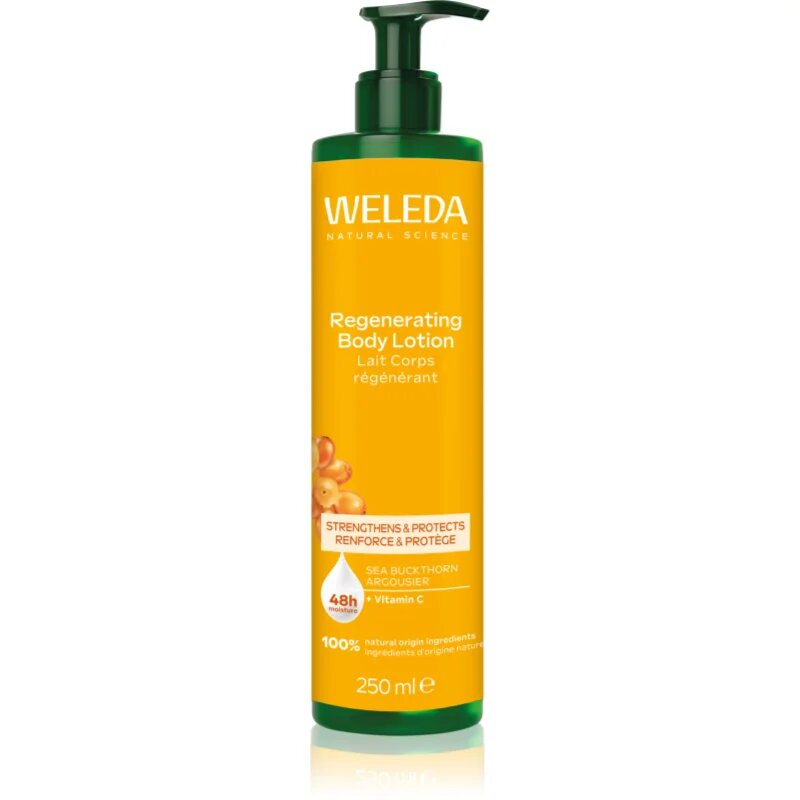Weleda Regenerating regeneracijski losjon za telo z rakitovcem 250 ml