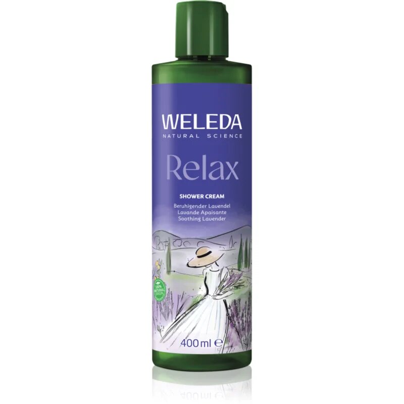 Weleda Relax relaksacijski gel za prhanje Levander 400 ml