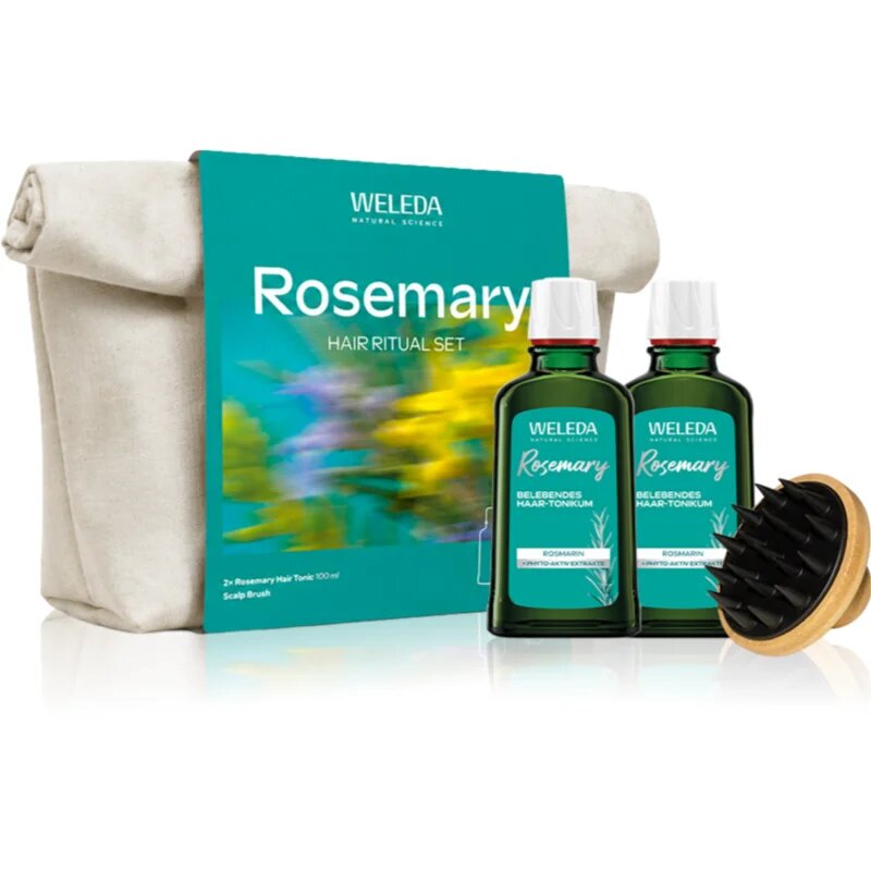 Weleda Rosemary Hair Ritual darilni set za zdravo lasišče