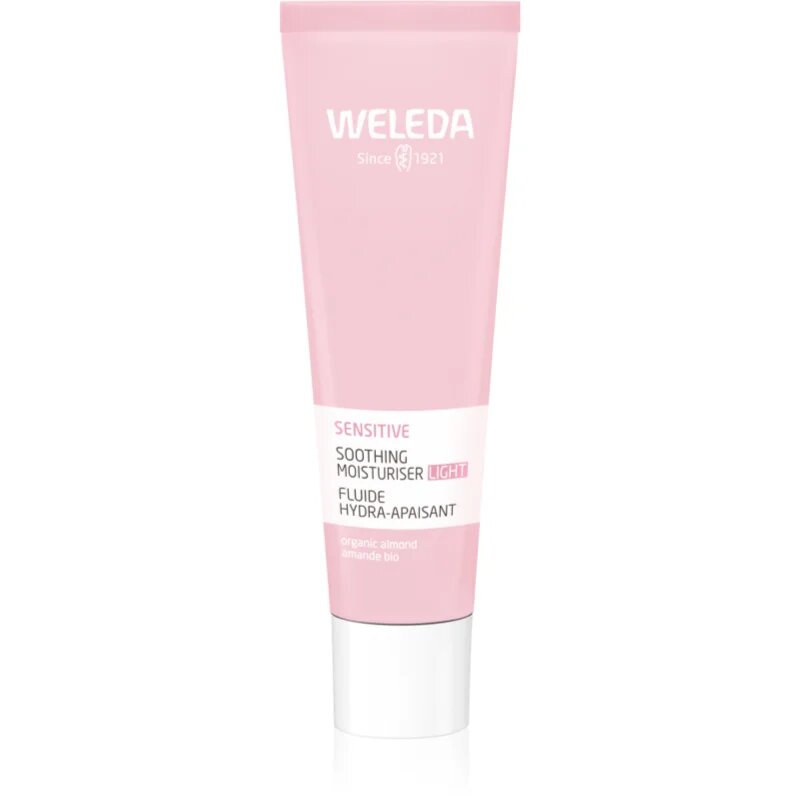 Weleda Sensitive Light pomirjajoča krema za obraz za občutljivo kožo 30 ml