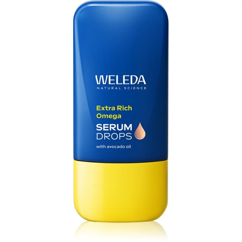 Weleda Serum Drops Extra Rich Omega krepilni serum za prehrano in hidracijo 30 ml
