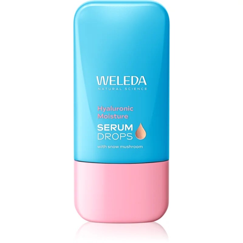 Weleda Serum Drops Hyaluronic Moisture posvetlitveni in vlažilni serum 30 ml