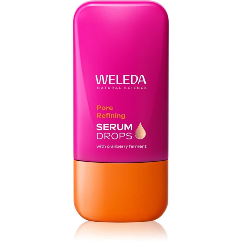 Weleda Serum Drops Pore Refining serum za osvetljevanje za zmanjšanje por 30 ml