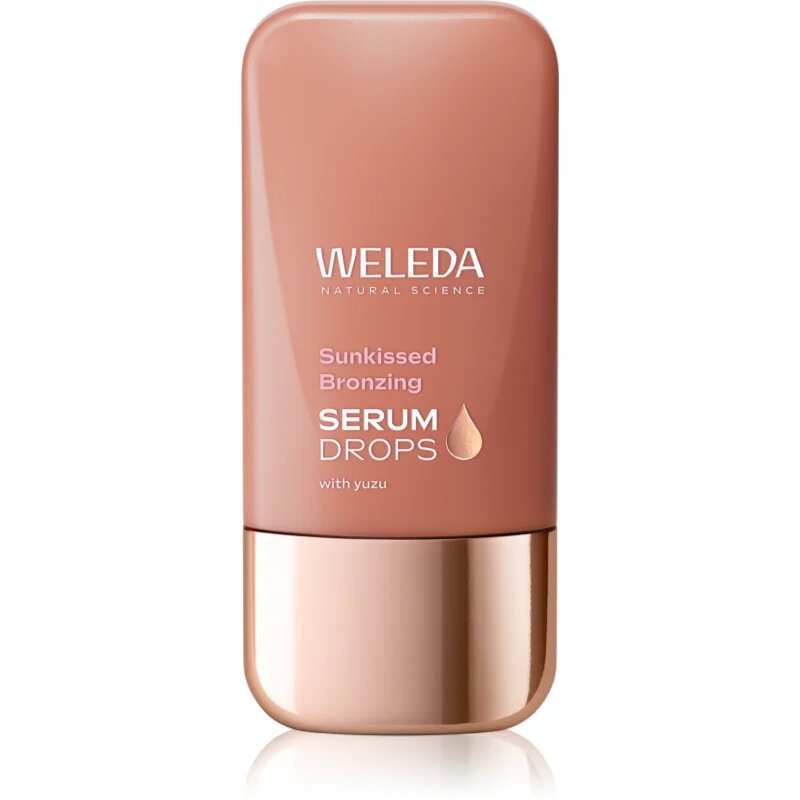 Weleda Serum Drops Sunkissed Bronzing vlažilni serum za obraz z učinkom postopne porjavitve 30 ml