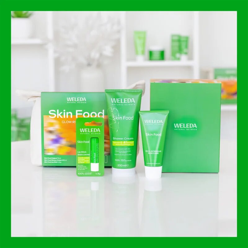 Weleda Skin Food Glow Ritual darilni set za osvetljevanje kože in hidratacijo