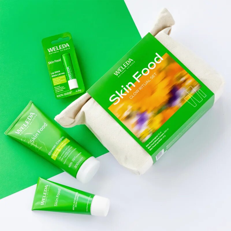 Weleda Skin Food Glow Ritual darilni set za osvetljevanje kože in hidratacijo