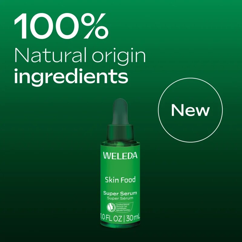 Weleda Skin Food Super Serum vlažilni serum za obraz s hialuronsko kislino 30 ml