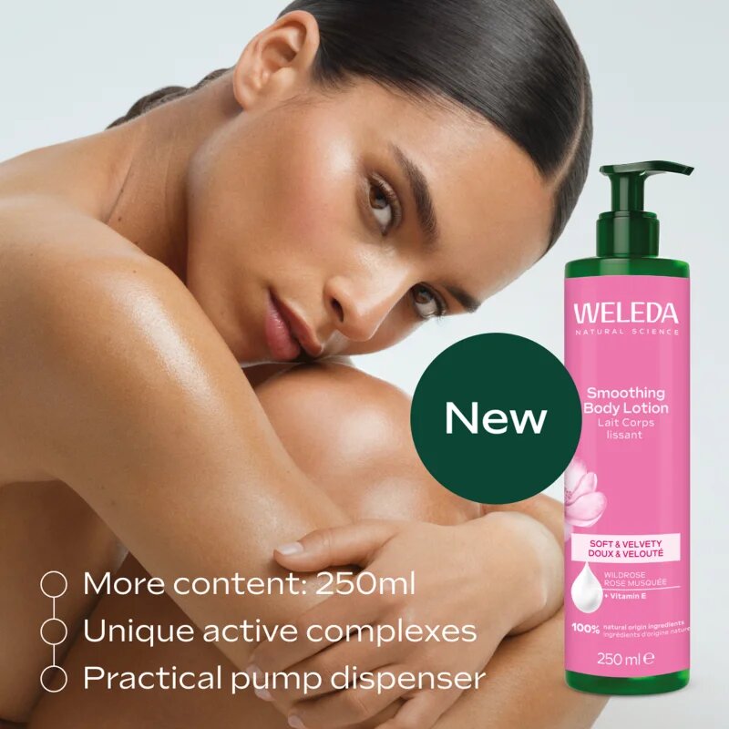 Weleda Smoothing mehčalno mleko za telo 250 ml