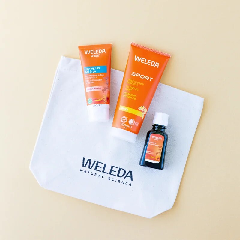 Weleda Sport Arnika darilni set za telo