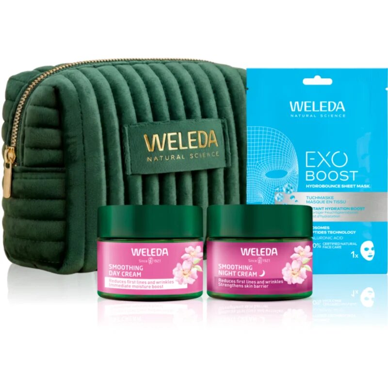 Weleda Wild Rose Radiance Ritual darilni set za posvetlitev in zgladitev kože