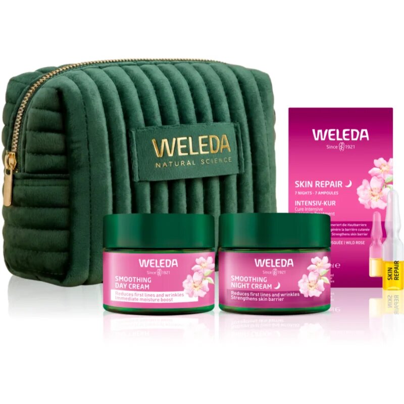Weleda Wild Rose Renewal Ritual darilni set za prve gube