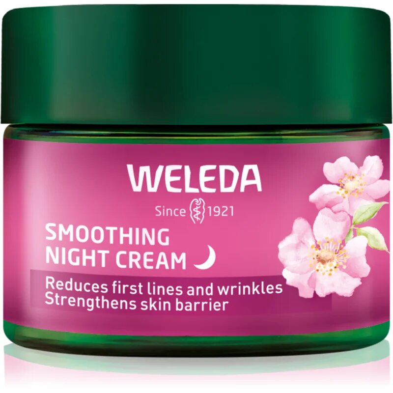 Weleda Wild Rose & White Tea krema za posvetljevanje za noč 40 ml