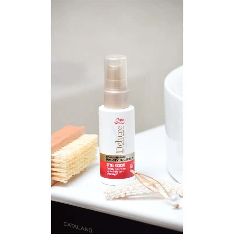 Wella Deluxe Style & Restore obnovitveni serum za krepitev las 50 ml