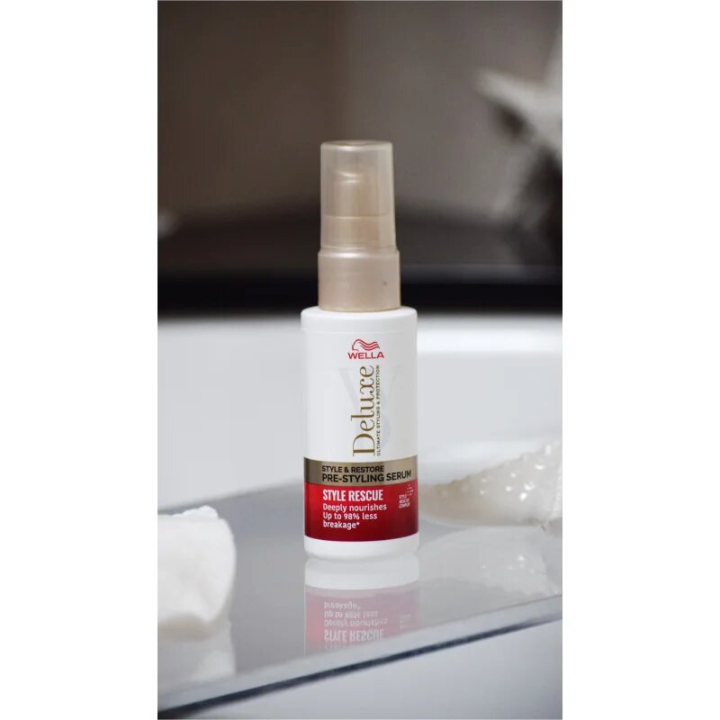 Wella Deluxe Style & Restore obnovitveni serum za krepitev las 50 ml