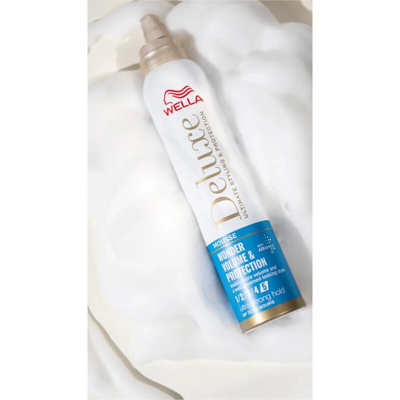 Wella Deluxe Wonder Volume & Protection penasti utrjevalec za lase za volumen las 200 ml