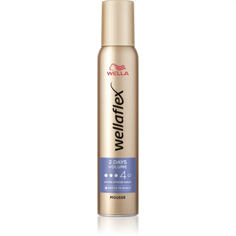 Wella flex 2 Days Volume penasti utrjevalec za lase za bogat volumen Vol 4 200 ml