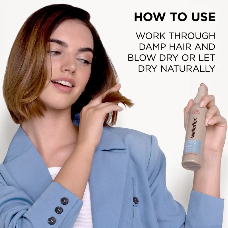 Wella flex 2 Days Volume pršilo za toplotno oblikovanje las 150 ml