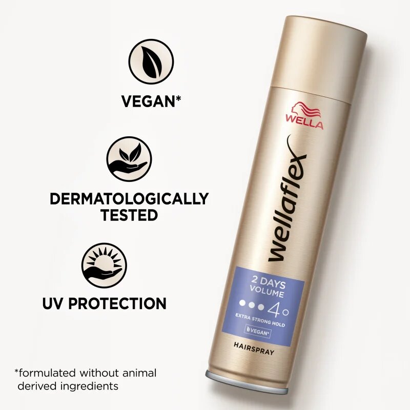 Wella flex 2nd Day Volume lak za lase z ekstra močnim utrjevanjem za volumen 75 ml