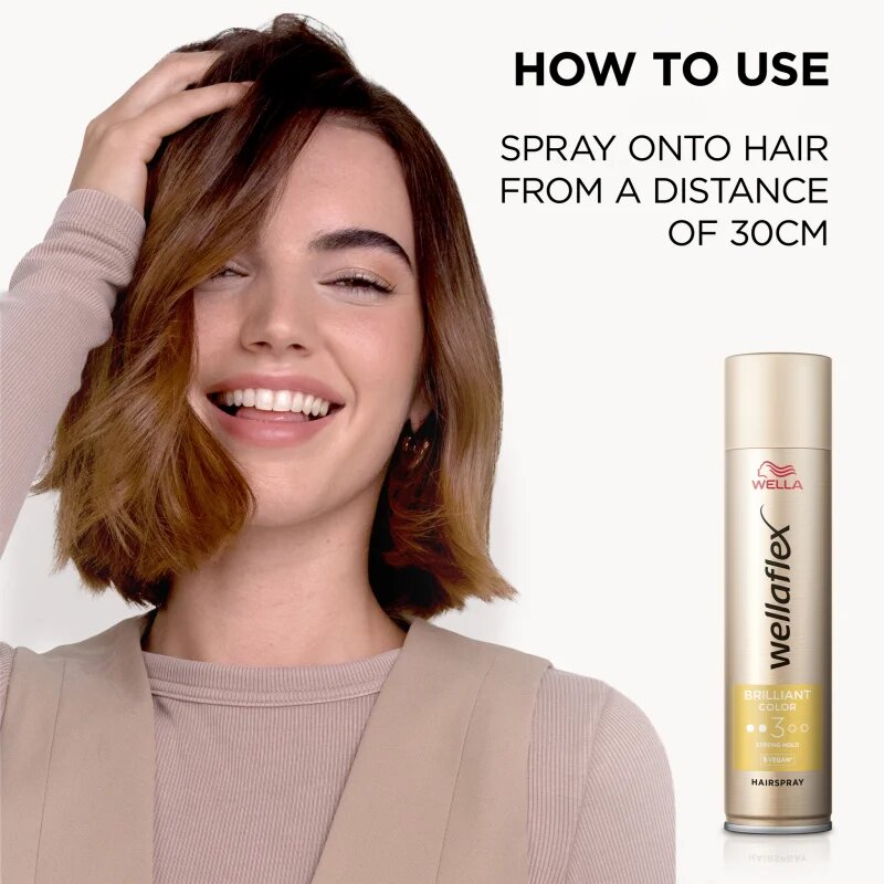 Wella flex Brilliant Color lak za lase s srednjim utrjevanjem za barvane lase 250 ml