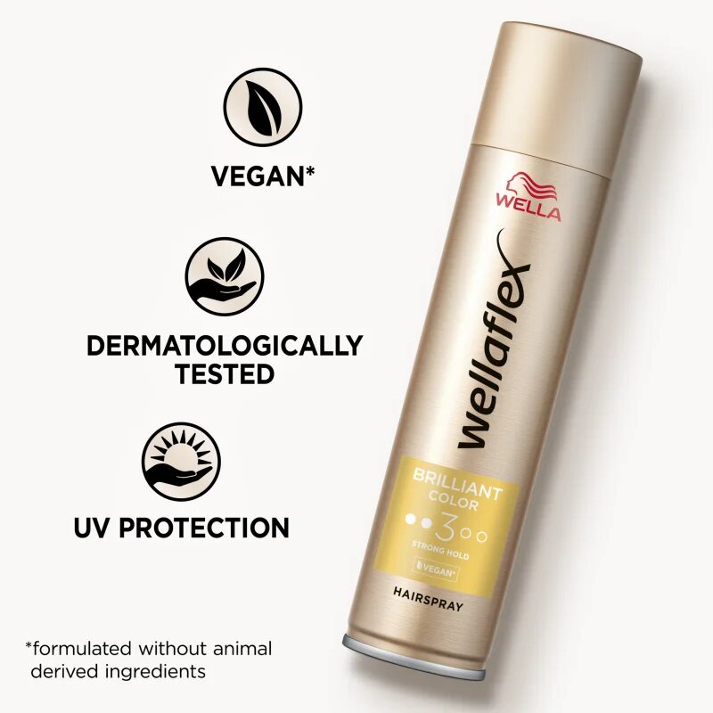 Wella flex Brilliant Color lak za lase s srednjim utrjevanjem za barvane lase 250 ml