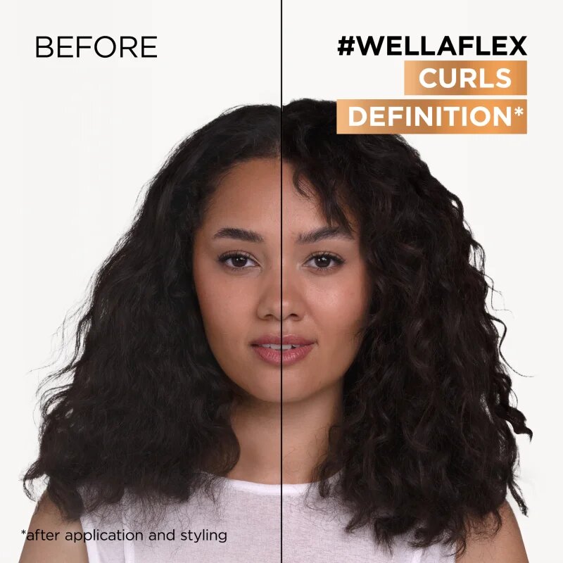 Wella flex Curls Definition penasti utrjevalec za lase za valovite in kodraste lase 200 ml