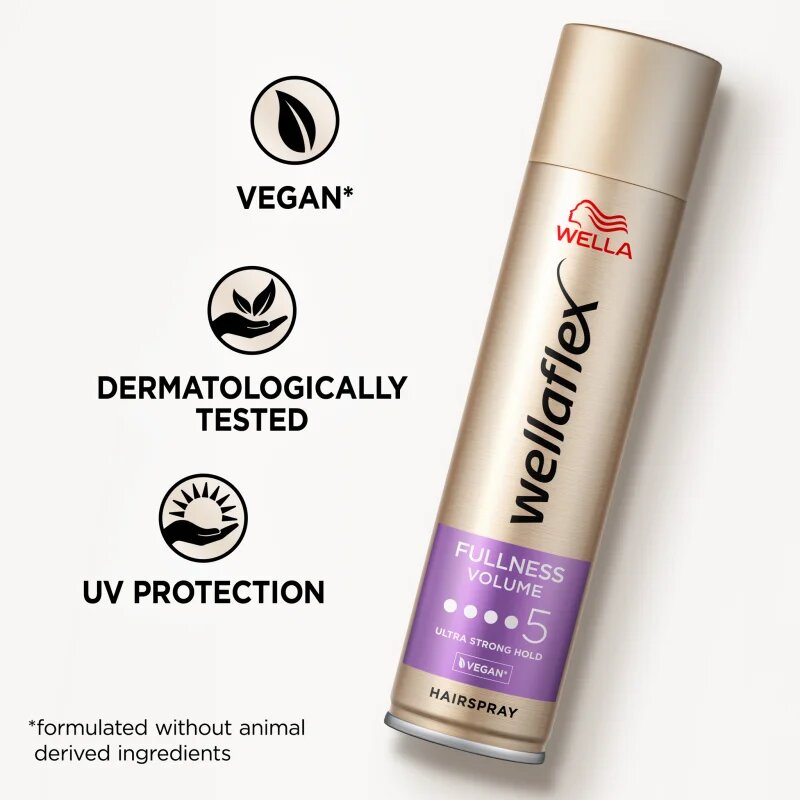 Wella flex Fullness Volume lak za lase z ekstra močnim utrjevanjem za prožnost in volumen 250 ml