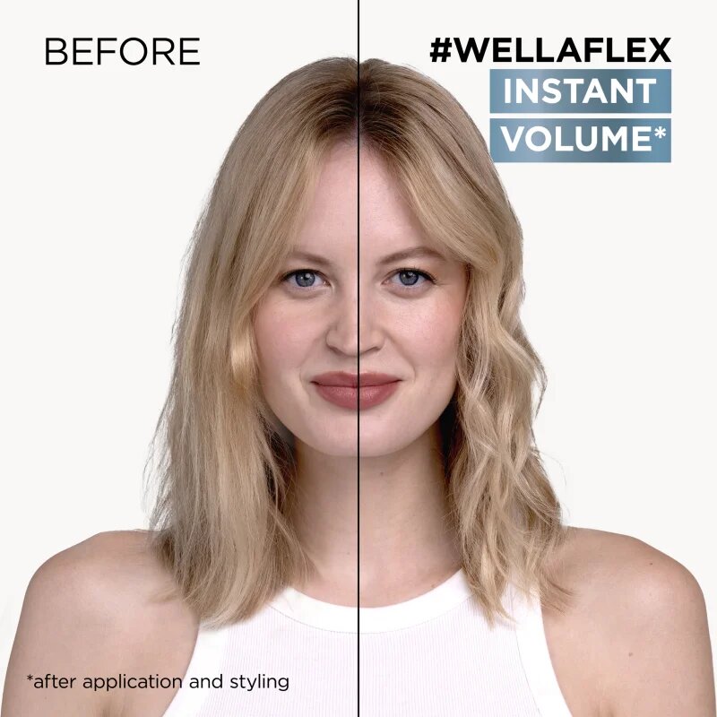 Wella flex Instant Volume Boost penasti utrjevalec za lase za ekstra volumen 200 ml