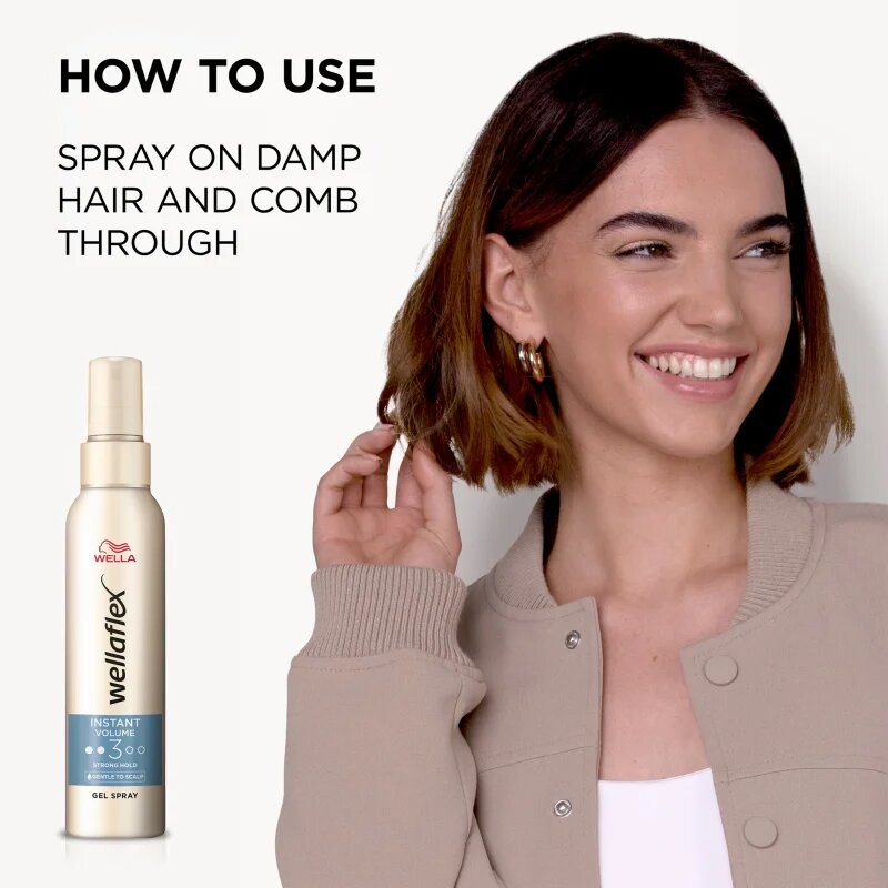 Wella flex Instant Volume lahek gel za lase v pršilu 150 ml