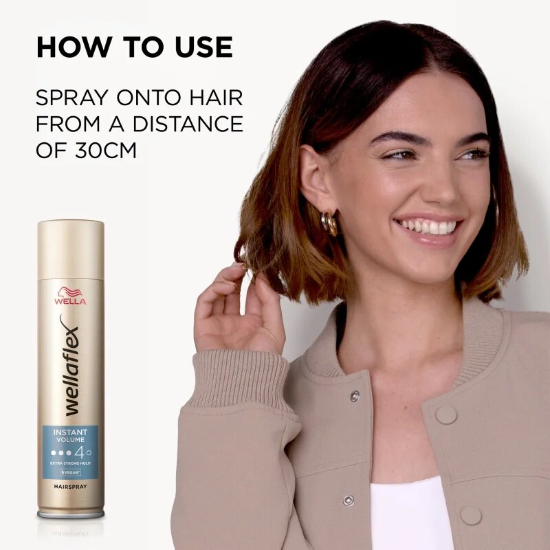 Wella flex Instant Volume lak za lase z ekstra močnim utrjevanjem za ekstra volumen 250 ml
