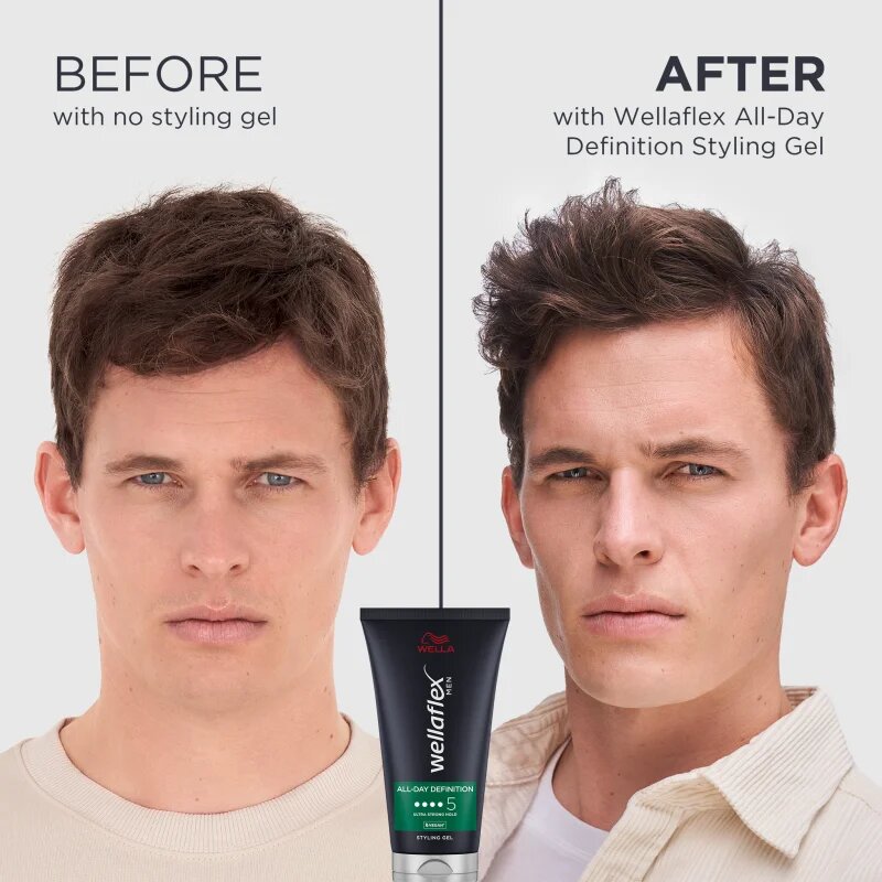 Wella flex Men gel za lase z ekstra močnim utrjevanjem 150 ml