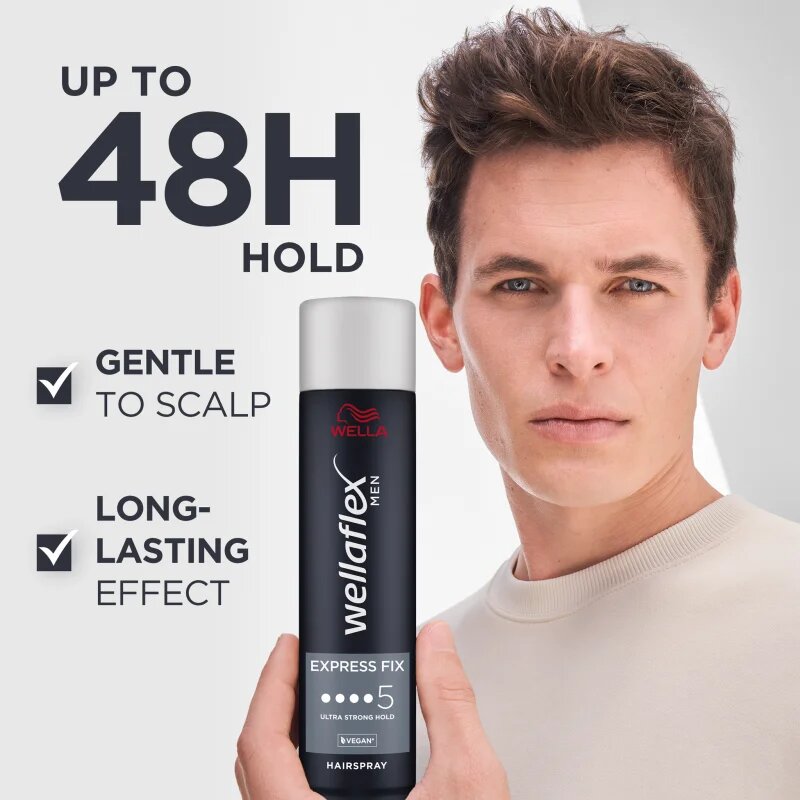 Wella flex Men lak za lase z ekstra močnim utrjevanjem 250 ml