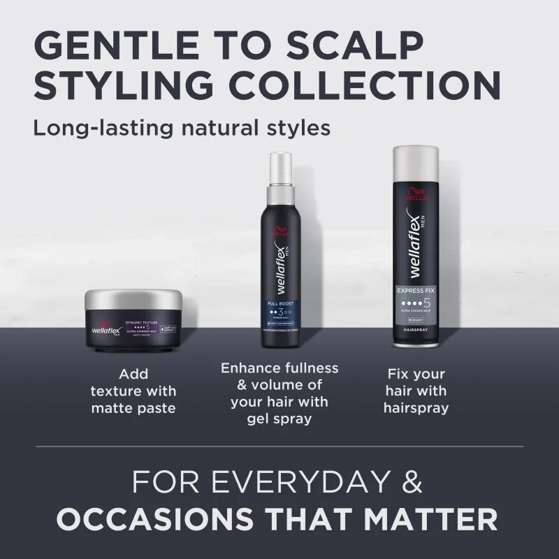 Wella flex Men oblikovalna pasta za lase 75 ml