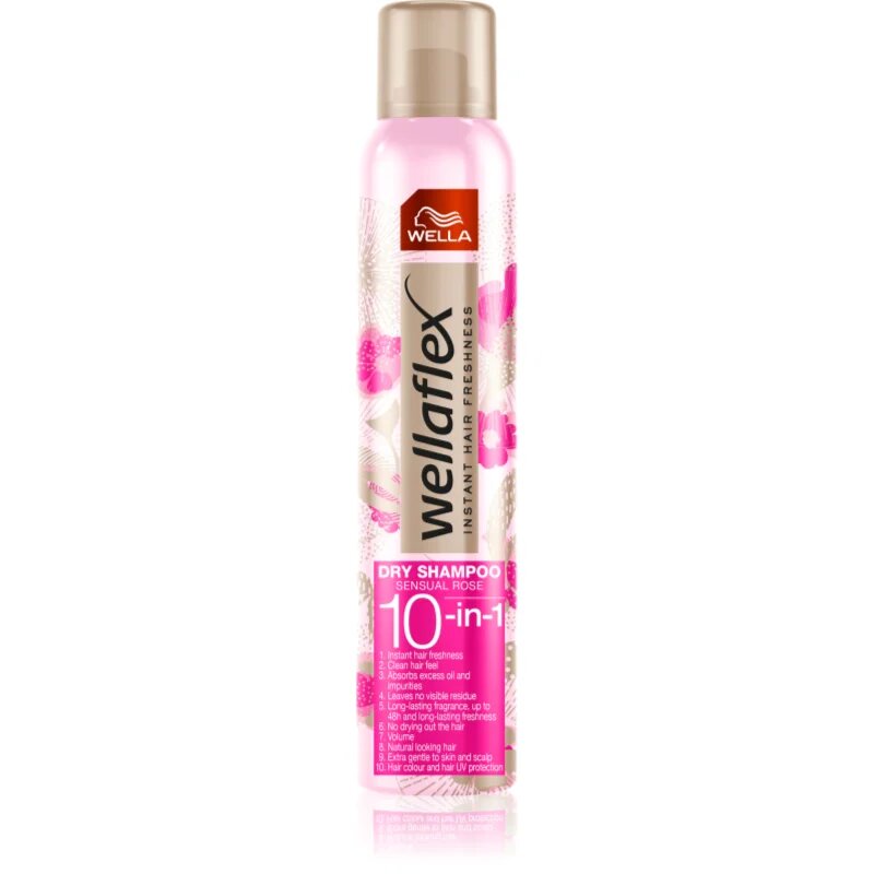 Wella flex Sensual Rose suhi šampon z nežnim cvetličnim vonjem 180 ml