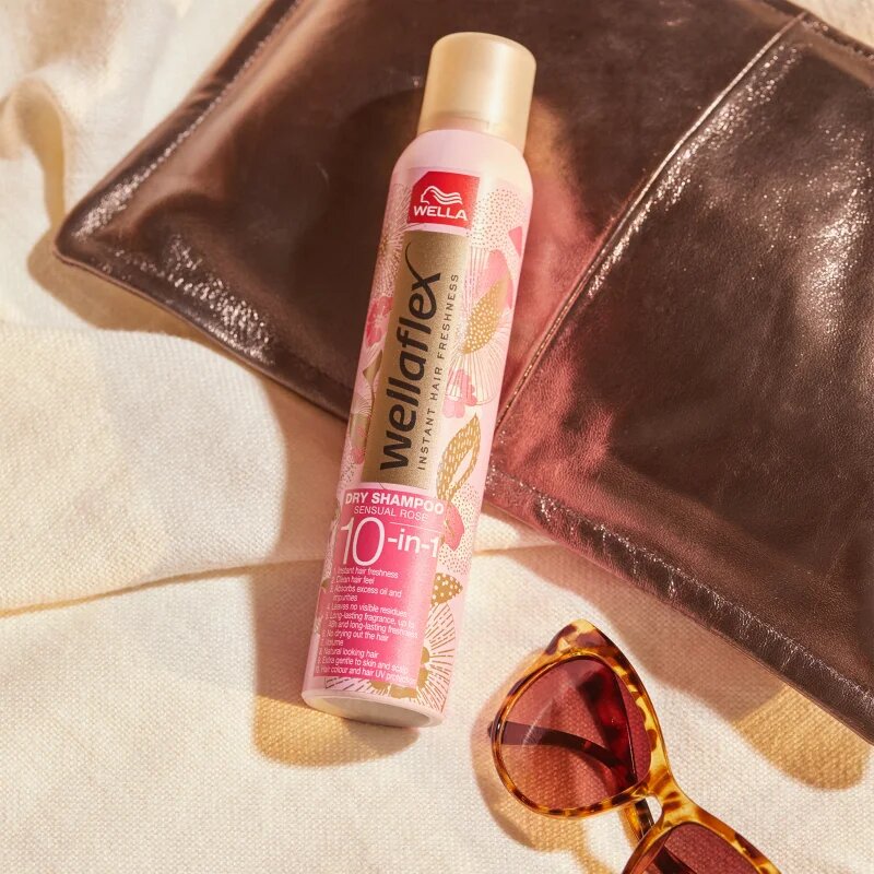 Wella flex Sensual Rose suhi šampon z nežnim cvetličnim vonjem 180 ml
