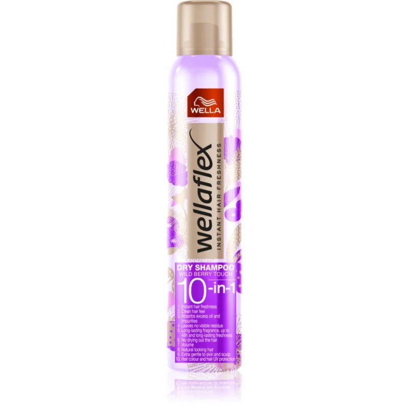 Wella flex Wild Berry Touch suhi šampon z nežnim cvetličnim vonjem 180 ml