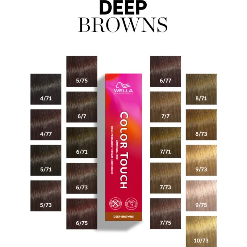 Wella Professionals Color Touch Deep Browns barva za lase odtenek 6/73 60 ml