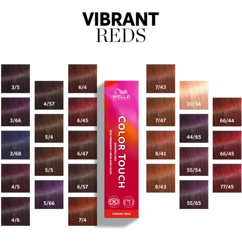 Wella Professionals Color Touch Vibrant Reds barva za lase odtenek 55/65 60 ml