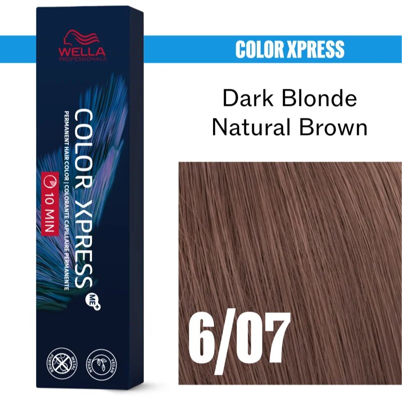 Wella Professionals Color Xpress barva za lase odtenek Dark Blonde Natural Brown 6/07 60 ml