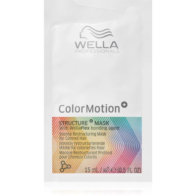 Wella Professionals ColorMotion+ Structure mask maska za lase za zaščito barve 15 ml