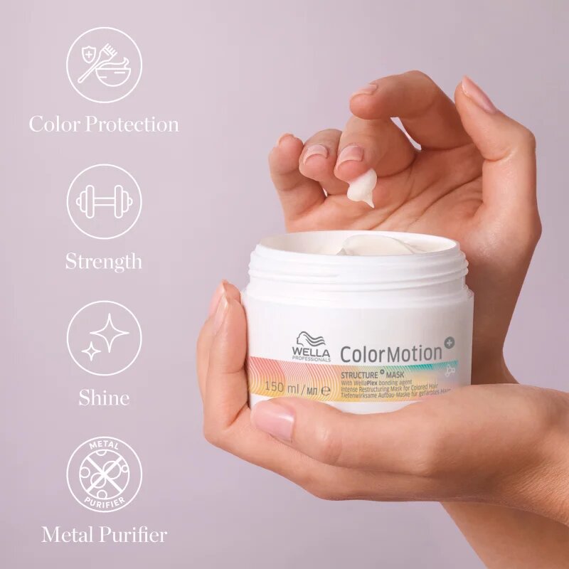 Wella Professionals ColorMotion+ Structure mask maska za lase za zaščito barve 75 ml