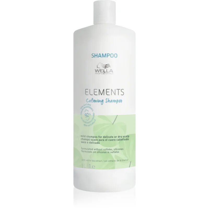 Wella Professionals Elements Calming pomirjujoči šampon za občutljivo lasišče 1000 ml