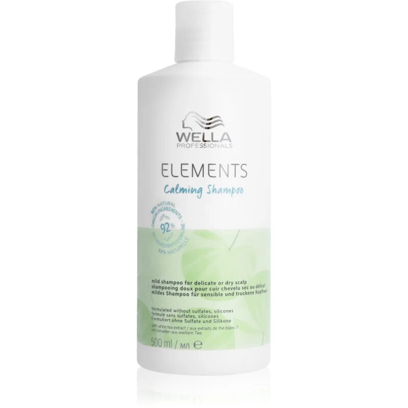 Wella Professionals Elements Calming pomirjujoči šampon za občutljivo lasišče 500 ml