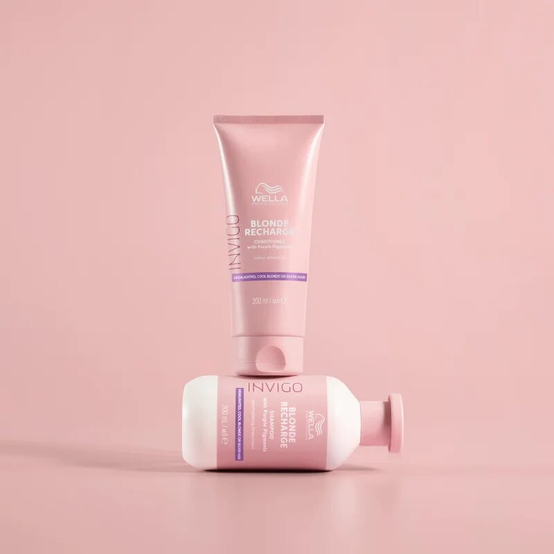 Wella Professionals Invigo Blonde Recharge šampon za blond lase za nevtralizacijo rumenih odtenkov 1000 ml