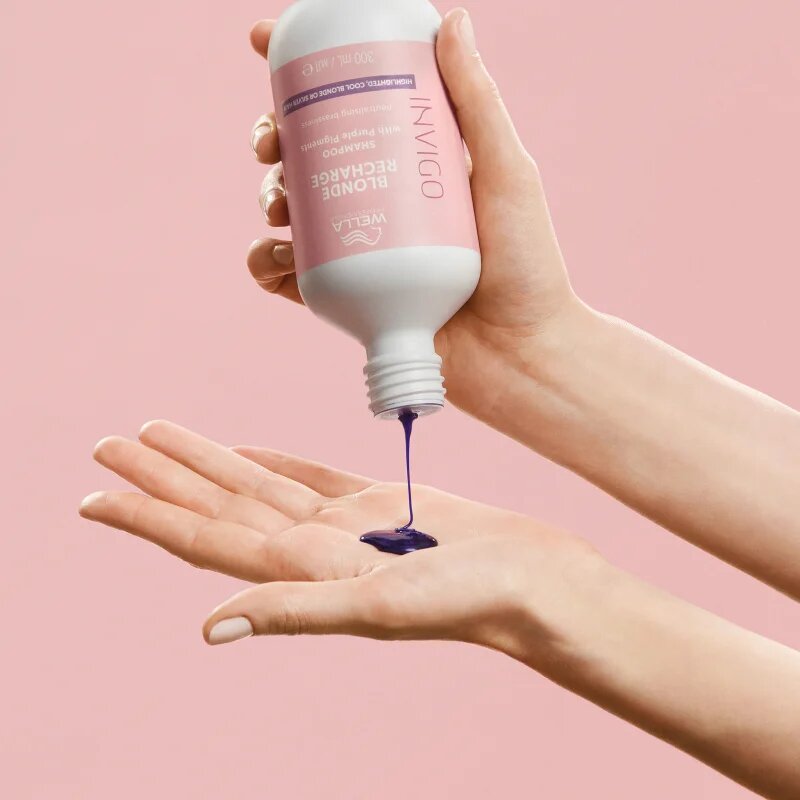 Wella Professionals Invigo Blonde Recharge šampon za blond lase za nevtralizacijo rumenih odtenkov 300 ml