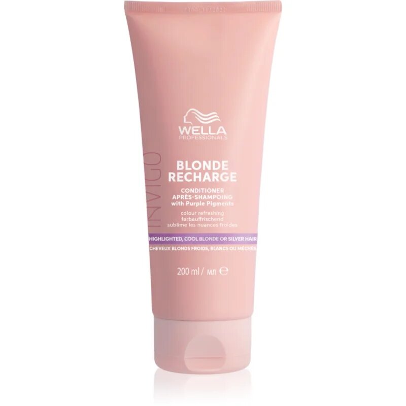Wella Professionals Invigo Blonde Recharge vijoličen balzam za nevtralizacijo rumenih odtenkov 200 ml