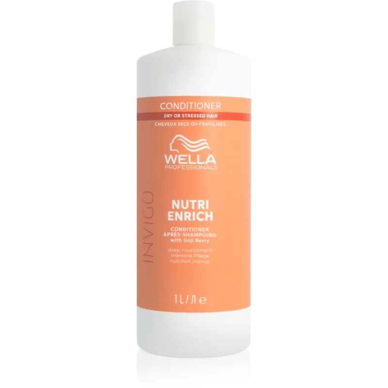 Wella Professionals Invigo Nutri-Enrich globinsko hranilni balzam za suhe in poškodovane lase 1000 ml