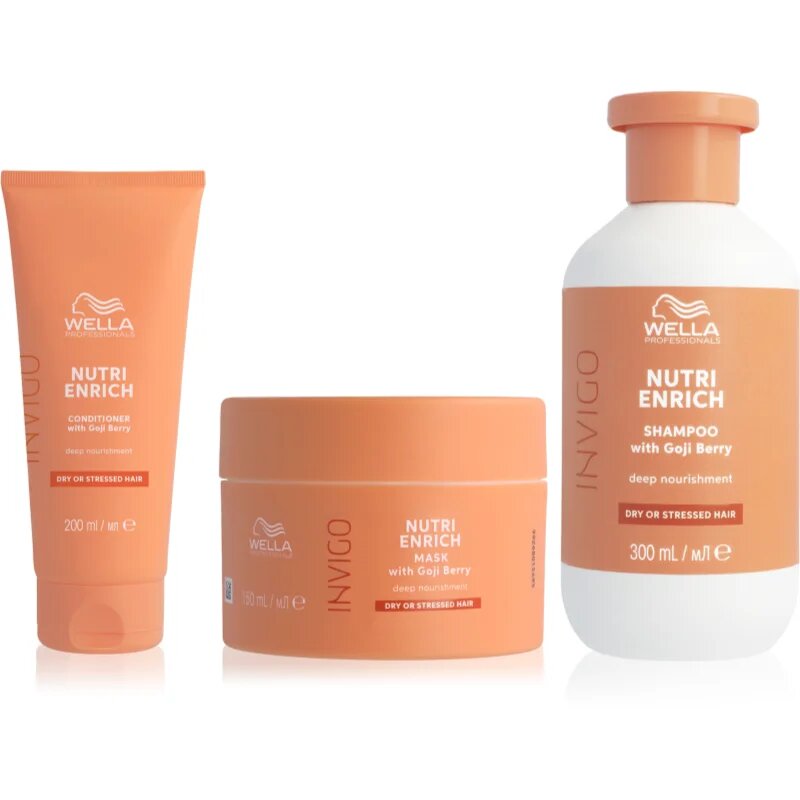 Wella Professionals Invigo Nutri-Enrich set za suhe in poškodovane lase 3 kos