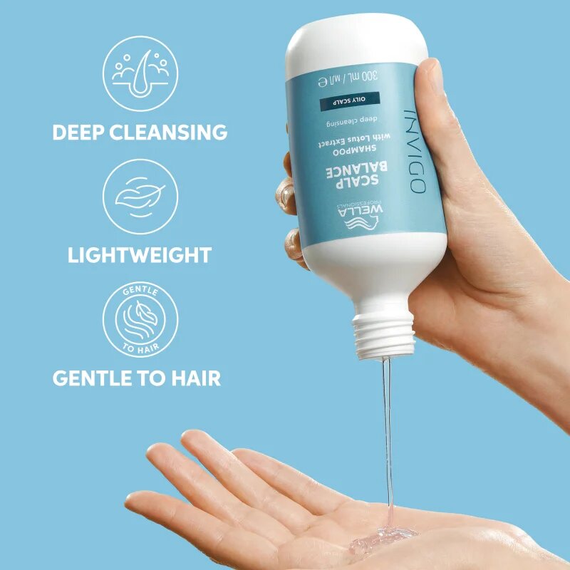 Wella Professionals Invigo Scalp Balance globinsko čistilni šampon za mastno lasišče 1000 ml