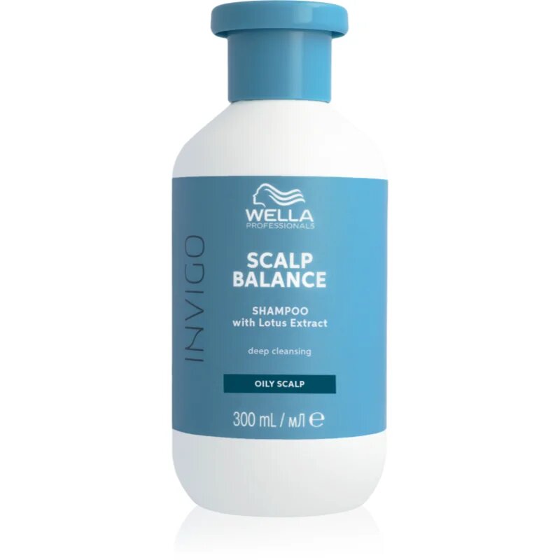 Wella Professionals Invigo Scalp Balance globinsko čistilni šampon za mastno lasišče 300 ml
